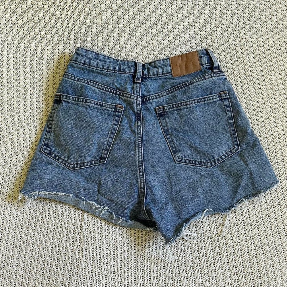 Weekday Classic Blue Denim Shorts